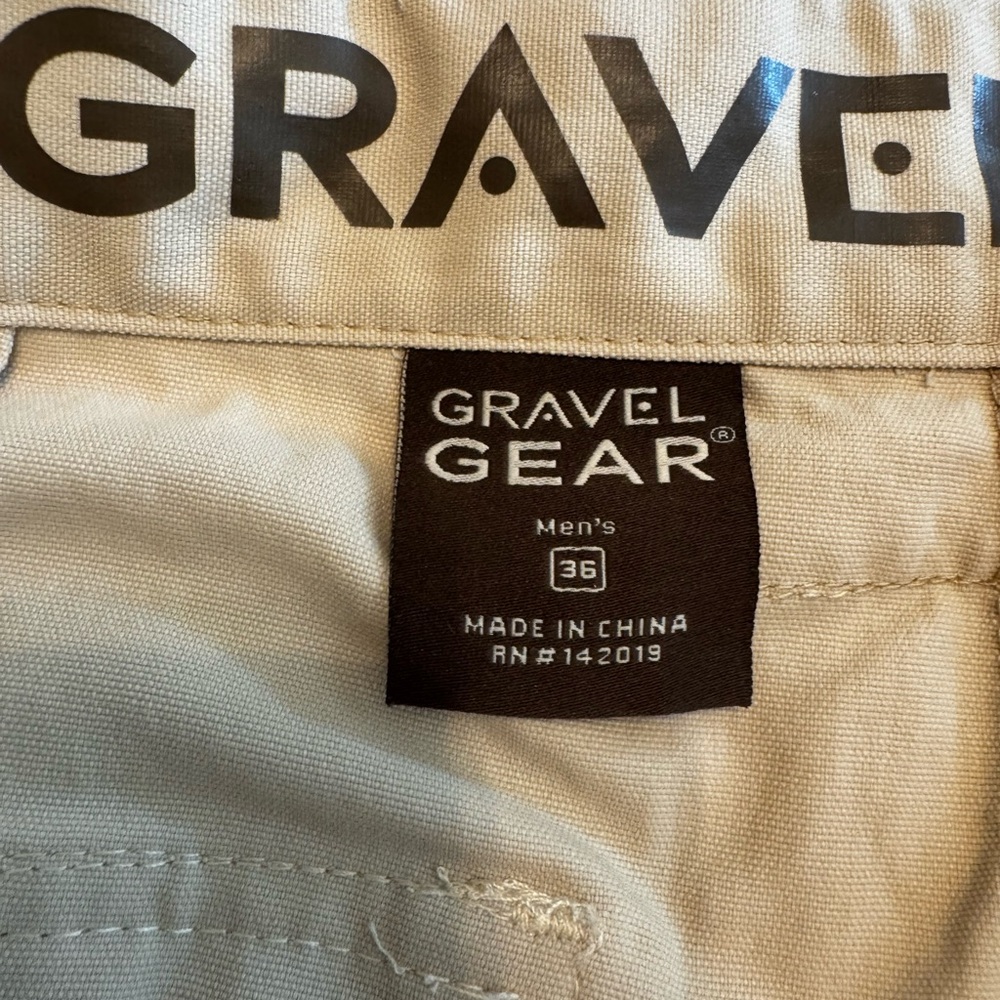 Gravel Gear Men's Khaki Cargo Shorts - Picture 3 of 4
